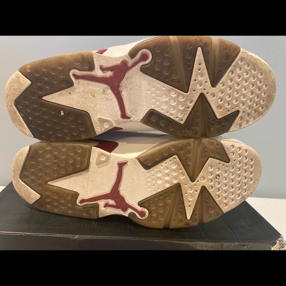 Jordan 6 Maroon size 10 - Picture 7 of 7